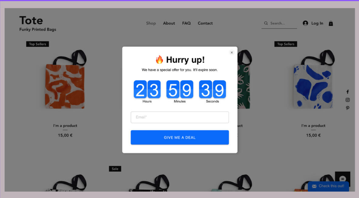 Countdown Popup for Magento Countdown Popup for Magento